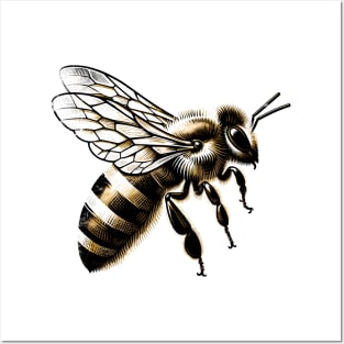 Bee Kind to Bees: Honeybee Art T-shirt Posters and Art